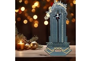UKMPFGJ Die Hard Advent Calendar 2025,Nakatomi Plaza Advent Calendar,Christmas Countdown Calendar Gifts for kids Adults,24 Days Tabletop Wooden Christmas Ornament Diehard Gifts