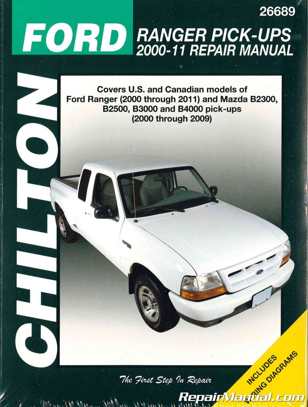 2011 Ford Ranger Mazda B2300 B2500 B3000 B4000 Repair Manual: Manufacturer:  Amazon.com