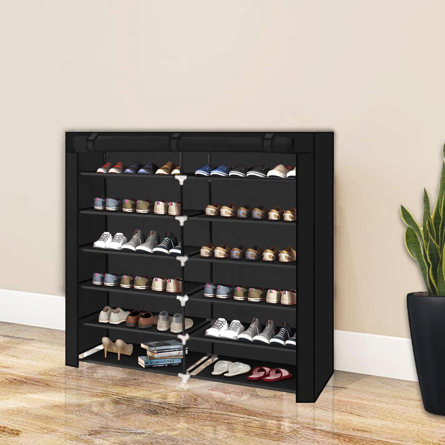 Best Standing, Covered Shoe Rack