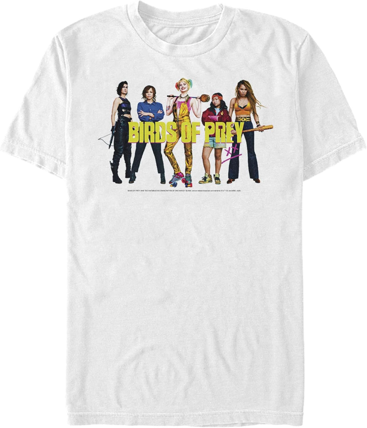 Amazon Com Men S Birds Of Prey Harley Quinn Team T Shirt Clothing