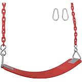Buy Swing Set Stuff Premium Residential Belt Seat With 5.5Ft Coated Chain SSS Logo Sticker Playground Ac