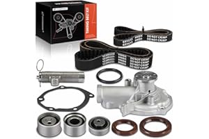 A-Premium Engine Timing Belt Kit with Water Pump Compatible with Chrysler Sebring 2001-2005 & Mitsubishi Eclipse 2000-2004, G