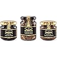 La Rustichella - Black Truffle Paté, White Truffle Paté and Black Sliced Truffle Set, (270g - 9,52 OZ) - Vegan, Gluten Free, Cholesterol Free