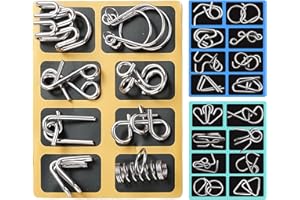 Metal Puzzles for Kids - 24 Pieces Brain Teasers for Adults Puzzles | Intelligence Toy, Reward for Boys Teens Men Kids Youth 