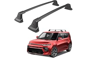 HOPE YOU READY Anti-Theft 220lbs Heavy Duty Roof Rack Cross Bar Compatible with Kia Soul 2020 2021 2022 2023 2024 2025 Roof Rack Cross Bars Aluminum Roof Racks Cross Rail
