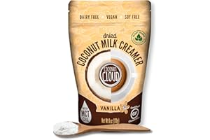 Coconut Cloud: Dairy-Free Coffee Creamer | Minimally Processed, Shelf Stable. Made from Coconut Powdered Milk. | Vegan, Gluten Free, Non-GMO. (Home, Office, Travel), Creamers (Vanilla Pouch)