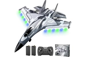 4DRC G1 RC Plane 2.4GHz 4 Channel 6-axis Gyro Stabilizer RTF Glider Aircraft Plane Jet Fighter Toys,Easy to Fly Chritsmas Gift Fighter Aircraft for Adults Kids Beginners Boys,2 Battery