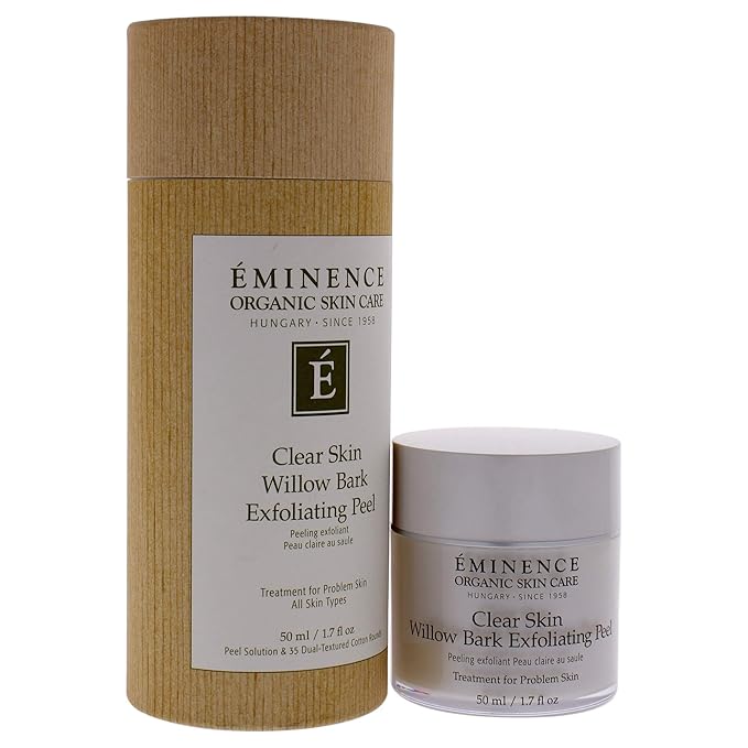eminence clear skin willow bark exfoliating peel