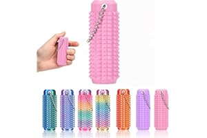 Little Ouchies Fidget Spiky Grippie Stim Keychain for Anxiety Relief Positive Novelty Gifts for Friends Office Workers 3D Pri