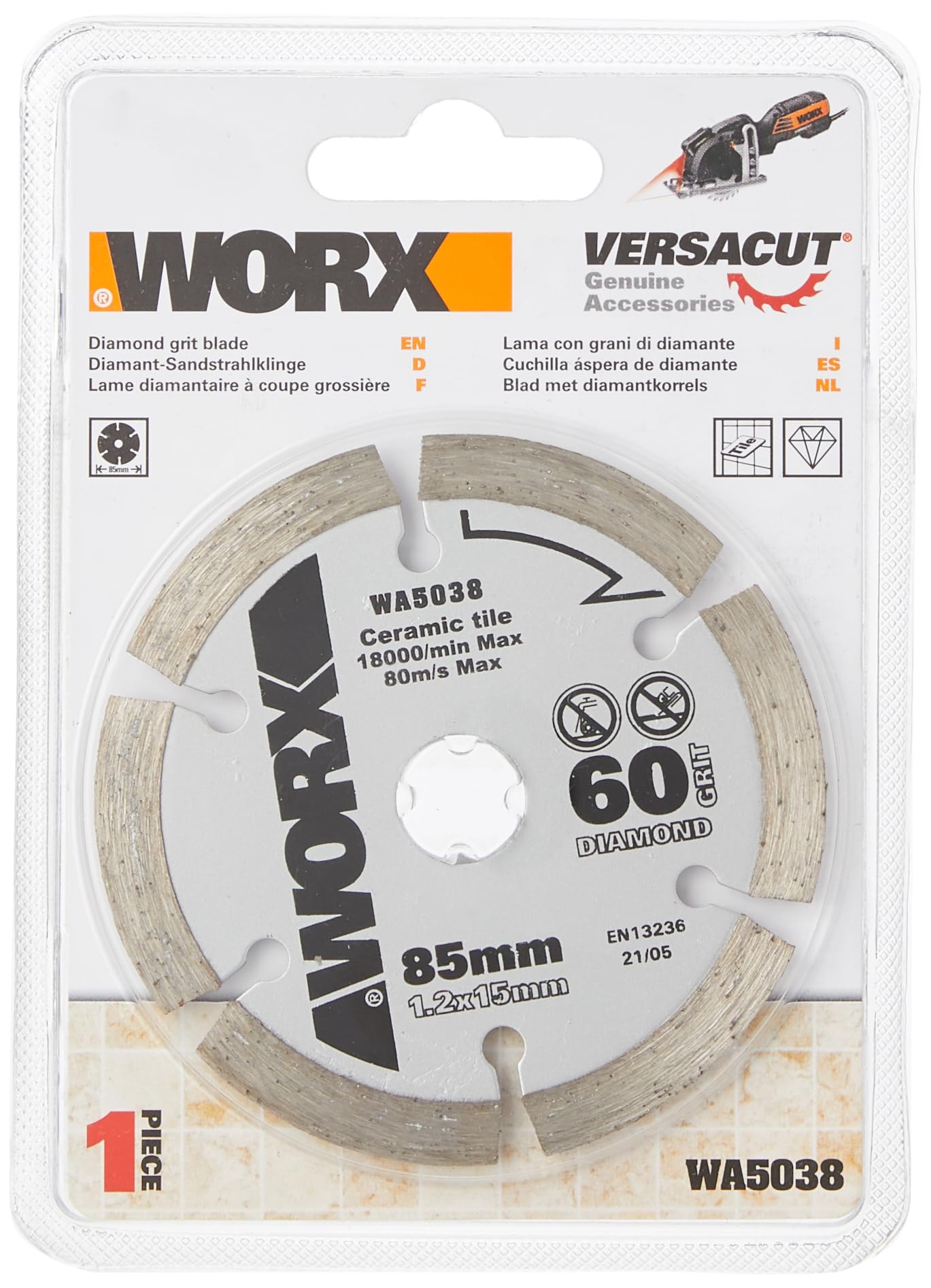 WORX WA5038 85mm Diamond Blade