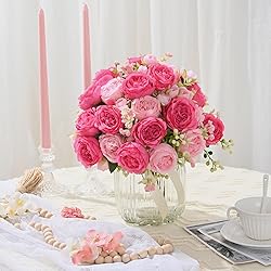 MARTINE MALL 12 Packs Peonies Artificial
