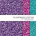 Glamorous Glitter Heat-Transfer Vinyl Multi-Pack 3 Sheets Purple, Pink, and Aqua 10