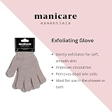 Manicare Exfoliating Gloves Loofah Shower Bath Mitt One Size view 2