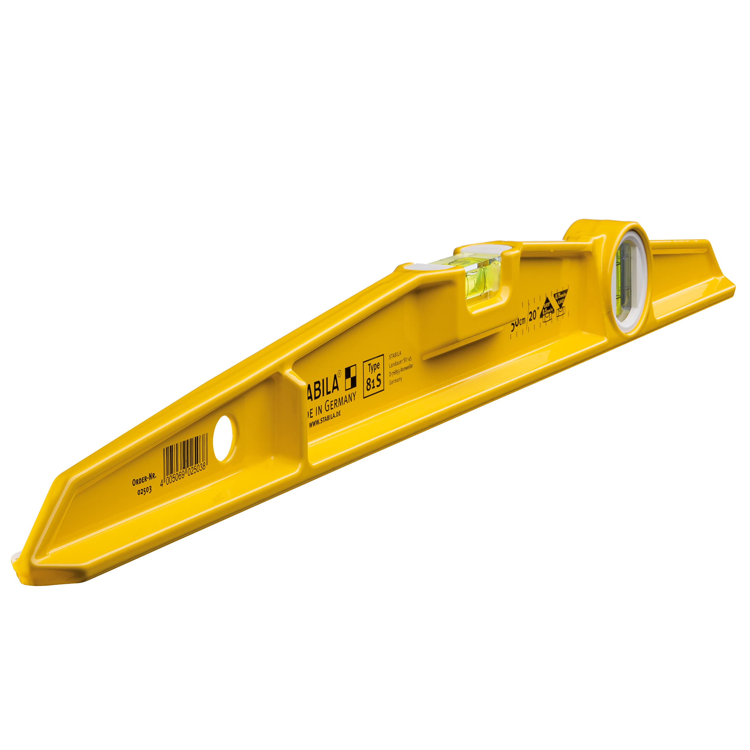 Stabila 81s Level Single Plumb 50cm/20in 2503 — image 1