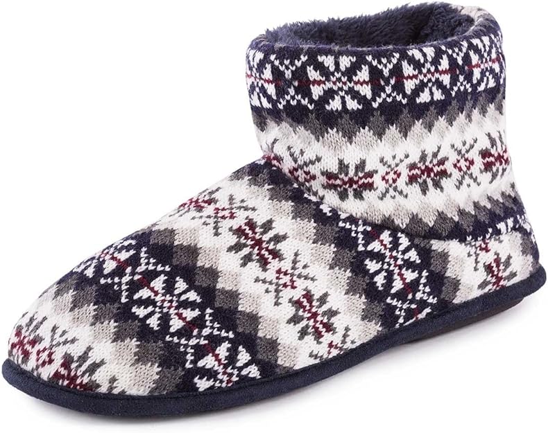 mens bootie slippers uk