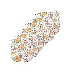 Ambesonne Flower Chair Seating Cushion Set of