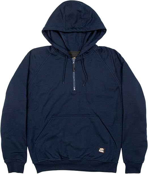 Berne Men's Quarter Zip Hooded Sweatshirt Thermal Lined Amazon.ca