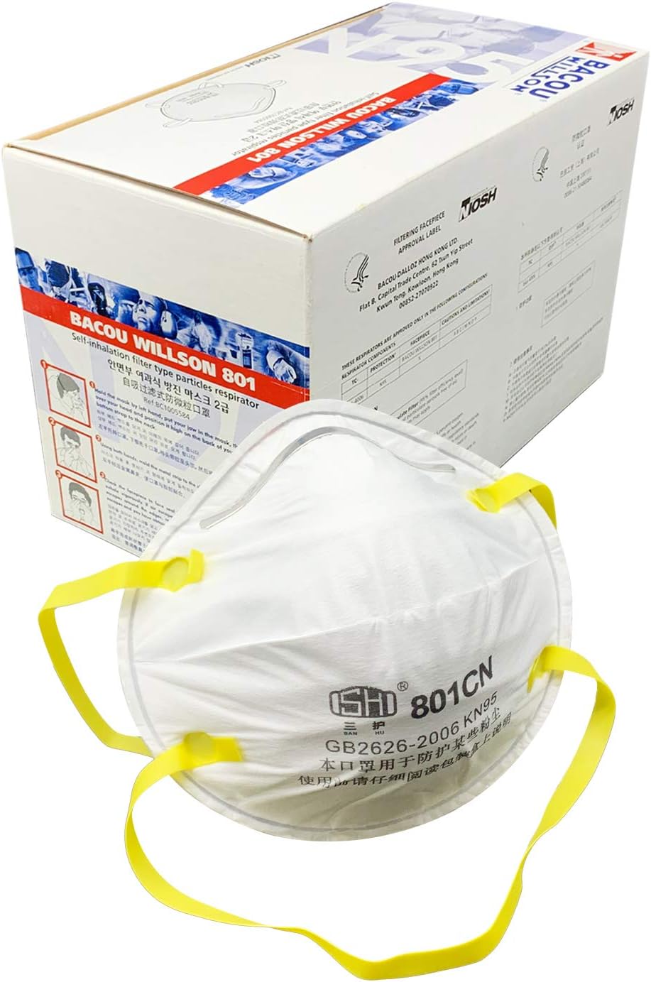 50 pcs Dust-Proof Anti-Fog FFP3 Mask KN95 Mask with Valve Dust Mask Anti Pm2.5 Cool Flow Valve (Fast Delivery in 3-7 Days)