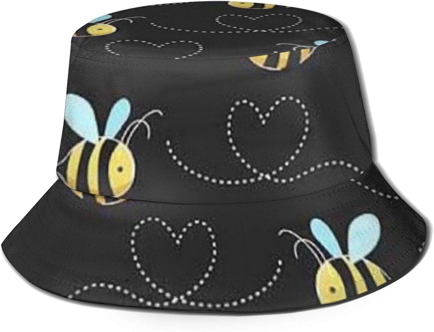 Bumble Bees Unisex Print Bucket Hat Travel Fisherman Cap