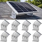 Frienda 8 Pcs Solar Panel Tilt Mount Brackets, 4"-7" Adjustable Length, 20°-160° Adjustable Angle, 1/8" Thick Anodized 6063 A