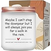 Thinking of You Gifts for Women, Get Well Inspirational Friendship Gifts for Friends Bestie, Sympathy Bereavement Thoughtful Gift for Best Friend - 7 Oz Lavender Candle