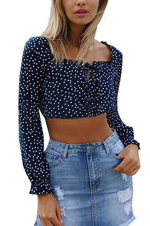 blusas crop top de moda