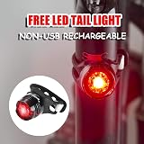 Nestling 5000LM Bike Light Set USB Rechargeable 4 Modes Waterproof LED view 8