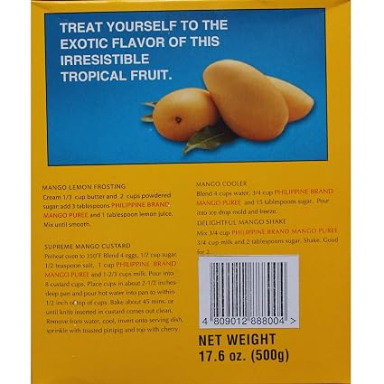 <span>Mango Puree (natural fruit pulp) - philippine brand - 500 g</span></div> (4809012888004)