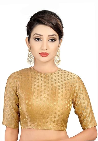Women's Brocade & Georgette Saree Blouse