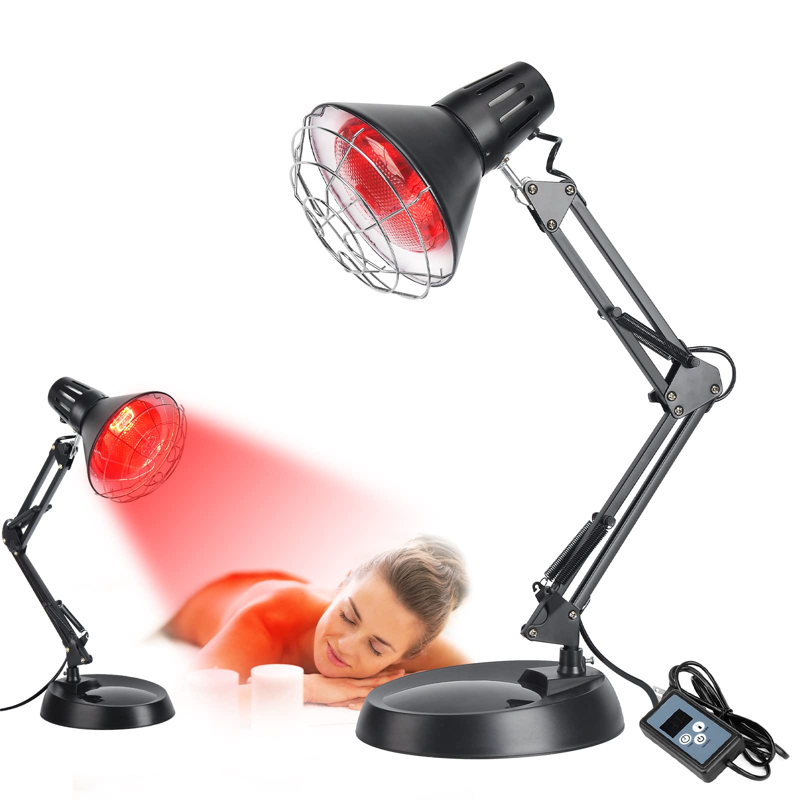 Mua Infrared Red Light Therapy with Sturdy Base, Infrared Heat Lamp