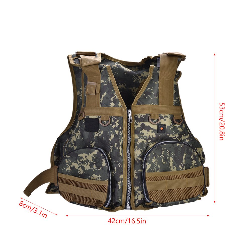 Vgeby釣りライフジャケット 多機能安全life胸ベストパック水泳sailing Kayakフローティング安全デバイス Boating B07cnwfw4p ライフジャケットフローティングベスト 新着商品