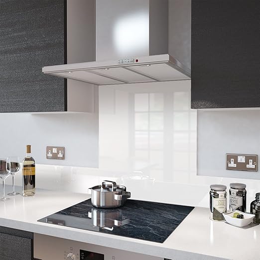 High Gloss White Toughened Glass Splashbacks and Upstands by Premier