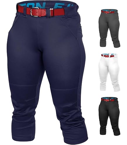 Pantalon De Softball Easton Zone 2 Femme - Taille S Noir - Occasion Avec Usure Aux Genoux
