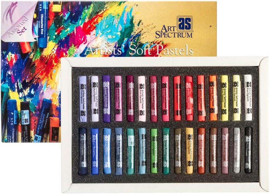 Art Spectrum Soft Pastels- Set of 30 Assorted Colors