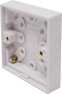 I-CHOOSE LIMITED 1 Pandilla Caja Blanca de 20 mm Eléctrica Pattress: Amazon.es: Electrónica