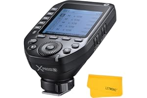 Godox XProII-N Wireless Flash Trigger for Nikon Cameras, 2.4G TTL Wireless Flash Transmitter HSS 1/8000s, TCM Transform Function, Bluetooth Connection, New Hotshoe Locking, Large LCD Display