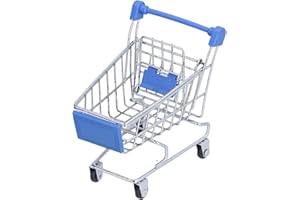 Miniature Shopping Cart, Mini Supermarket Handcart Shopping Carts for Home Kitchen Office