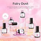 Modelones Gel Nail Polishes 6 Color Glitter Set Pink Sparkle 7ml Includes view 8