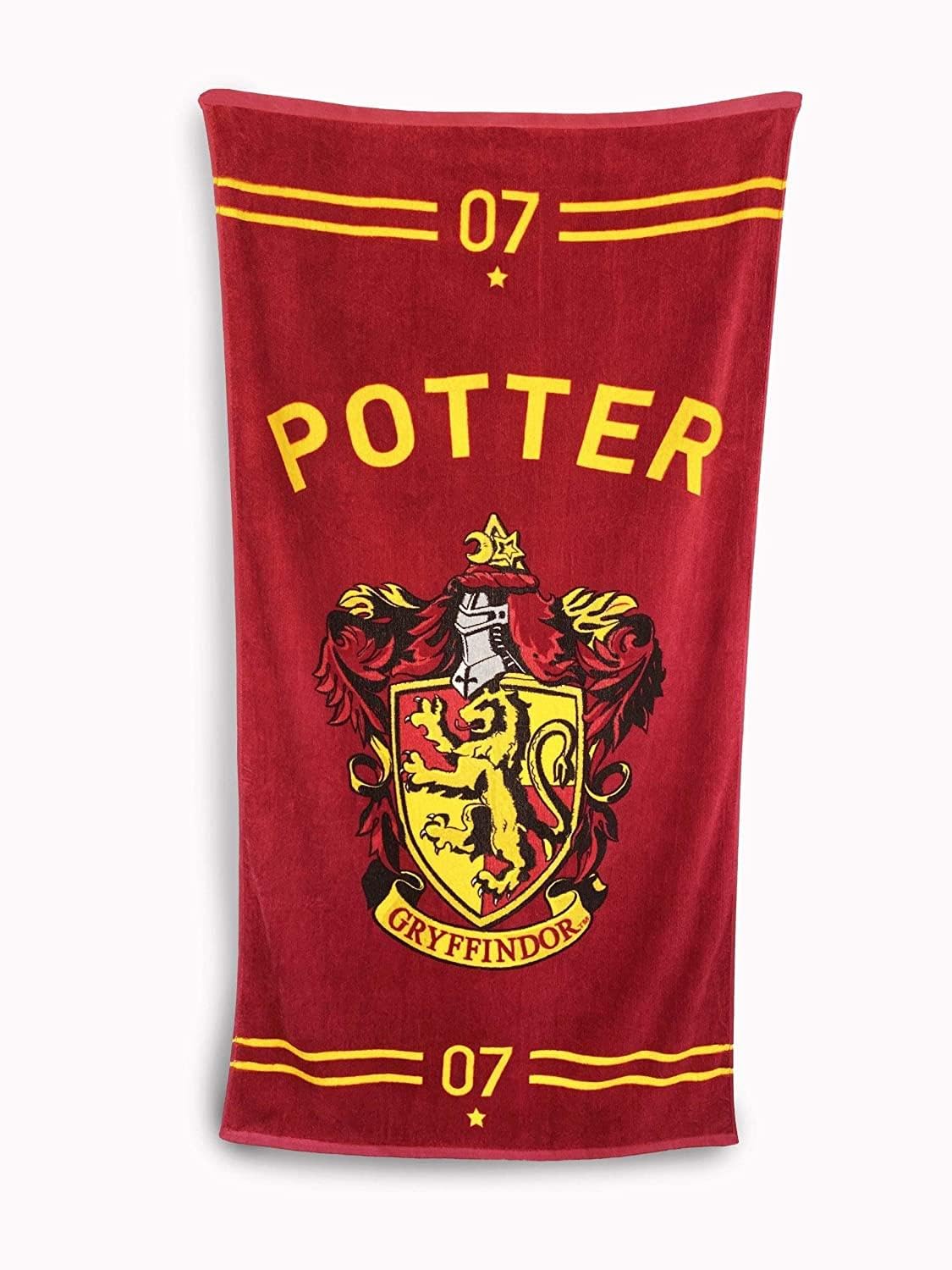 Harry Potter Quidditch Bath Towel 150x75cm – Burgundy, Soft & Absorbent, Magical Sports Design, Gift for Fans, Bathroom & Pool Accessory