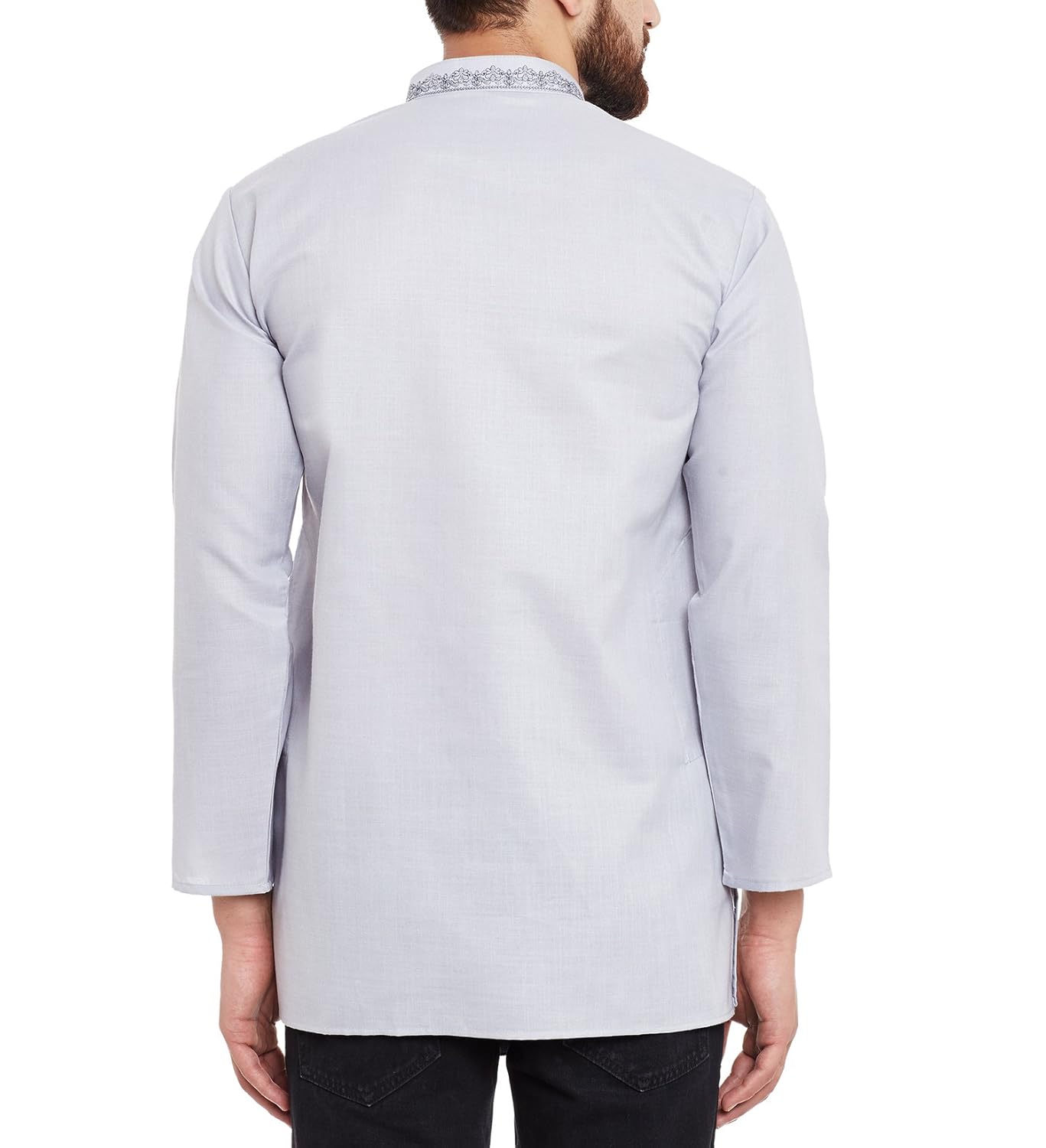 sojanya (since 1958) men's cotton blend short kurta