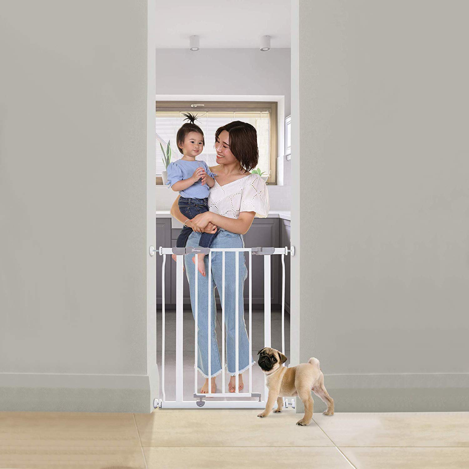 narrow baby gate