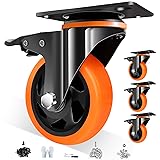 5 Inch Caster Wheels with Safety Brake