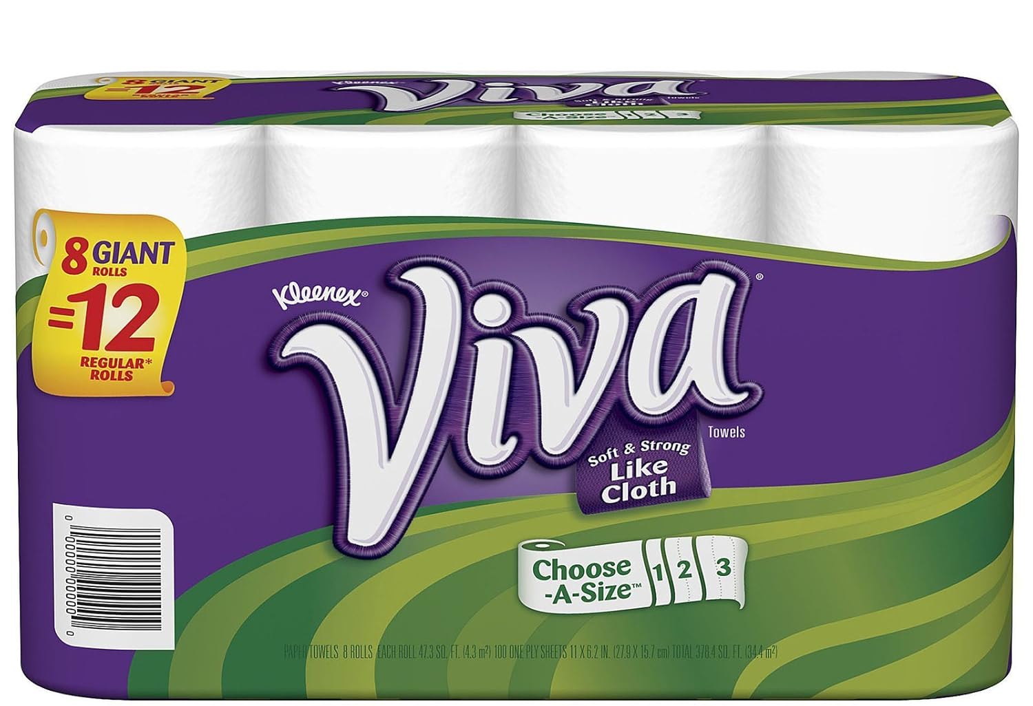 Kleenex Viva Paper Towel Rolls 8 CT Amazon.in Industrial & Scientific