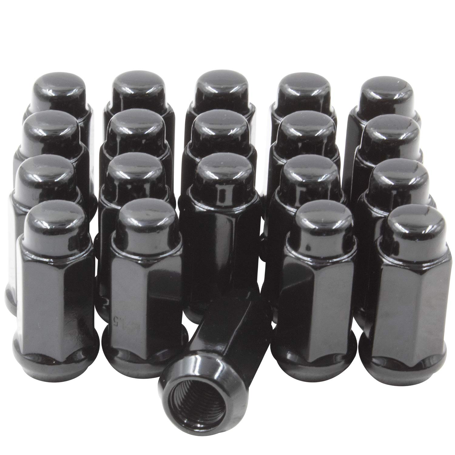 Lug Nuts Automotive Set of 20 Wheel Accessories Parts Lug Nuts 1/2x20