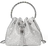 Sweetovo Bling Crystal Rhinestone Purse for Women Sparkly Clutch Handbag Crossbody Bag for Evening Wedding Party Prom