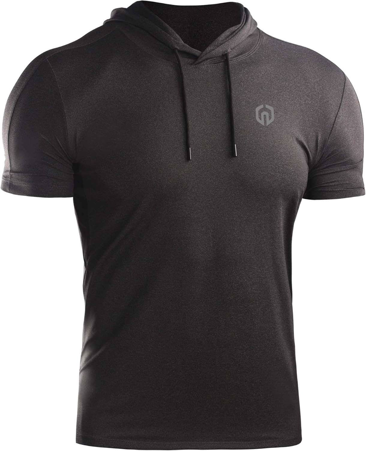 Neleus Men's Dry Fit Performance Athletic Shirt with Hoods: Clothing
