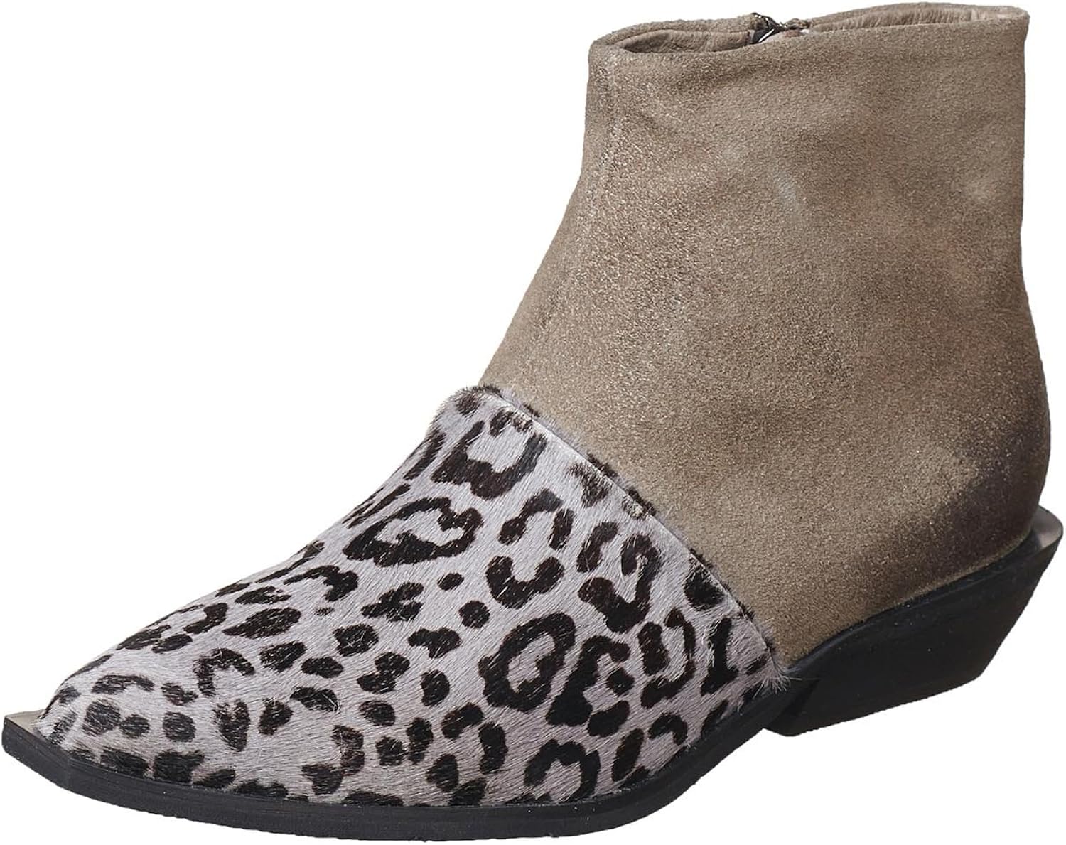 antelope suede mules