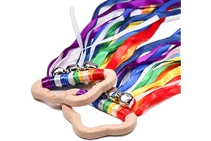 DILIMI Rainbow Hand Kite - Baby Sensory Toys, Montessori Learning Toy Set of 2 Gift for Kids