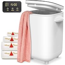 Amazon.com: Gimify Towel Warmer for Bathroom, 40L Large Hot Towel Warmers  Bucket with LED Display, 3 Timer Settings(15/30/45Min), Hot Towel Warmers  for SPA and Home, White : Home u0026 Kitchen