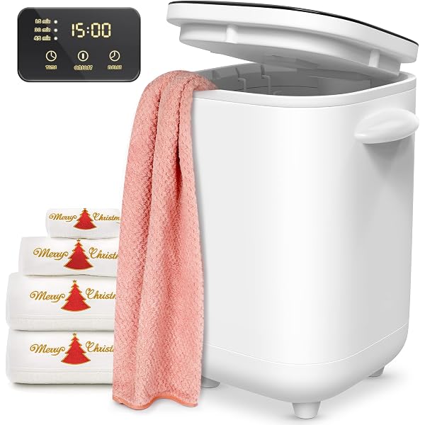 Amazon.com: Gimify Towel Warmer for Bathroom, 40L Large Hot Towel Warmers  Bucket with LED Display, 3 Timer Settings(15/30/45Min), Hot Towel Warmers  for SPA and Home, White : Home u0026 Kitchen
